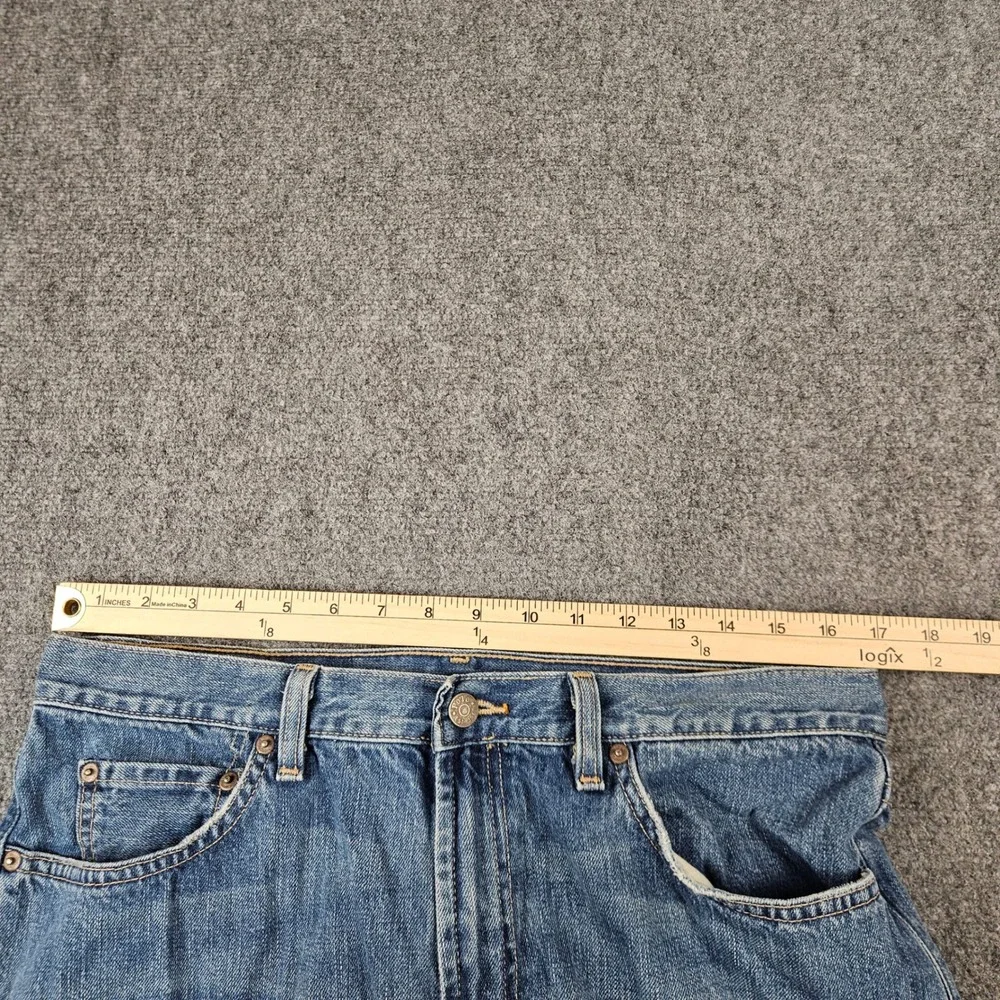 Polo Ralph Lauren Mens Straight Leg Jeans Medium Wash Blue Denim 34x32 RN41381